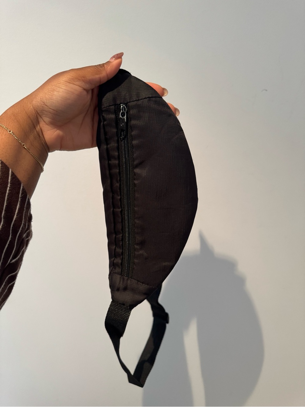 Black Garage Fanny Pack Bag - Brand: